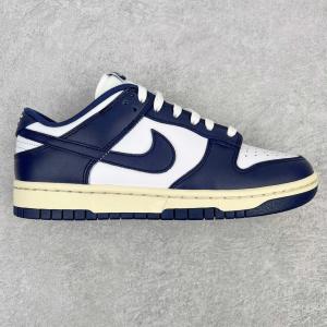 Nike Dunk Low "Midnight Navy and White"